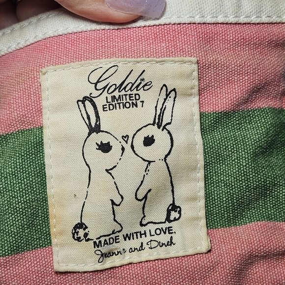 Limited Edition Goldie Y2K striped tote - Picture 4 of 8